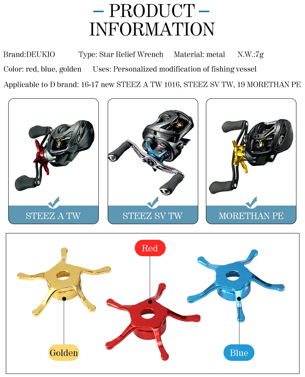 D Marka Baitcasting Makarası i - Reel Drag Knob incelemesi ve fiyatı